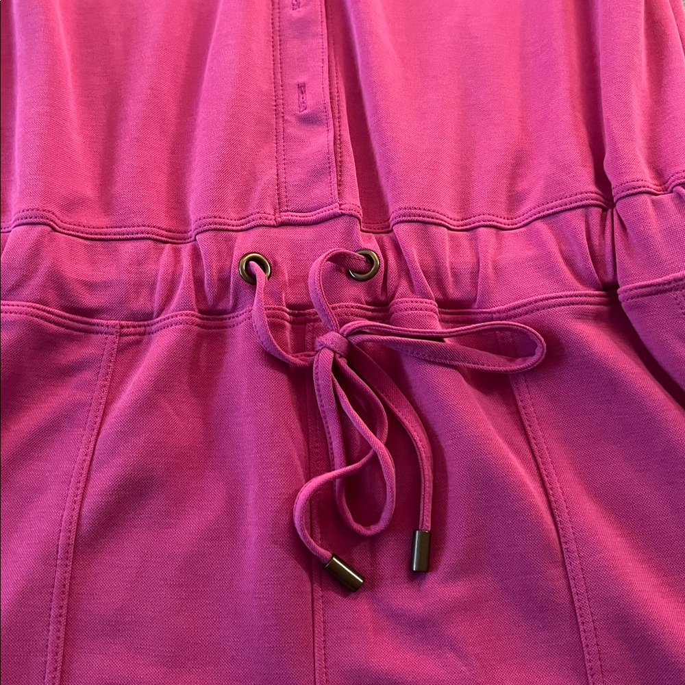 Lou & Grey Size XS Pink Collared Romper - Picture 6 of 8